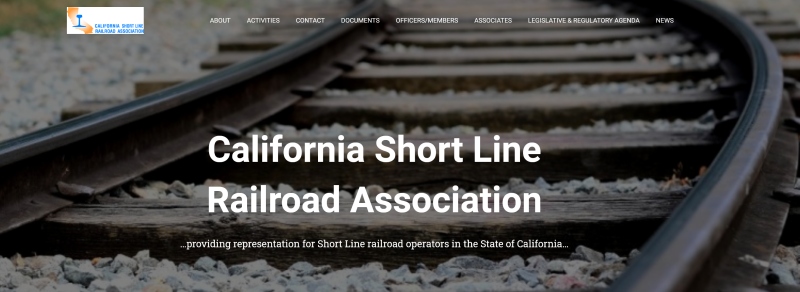 graphic of Shortline Association Home Page